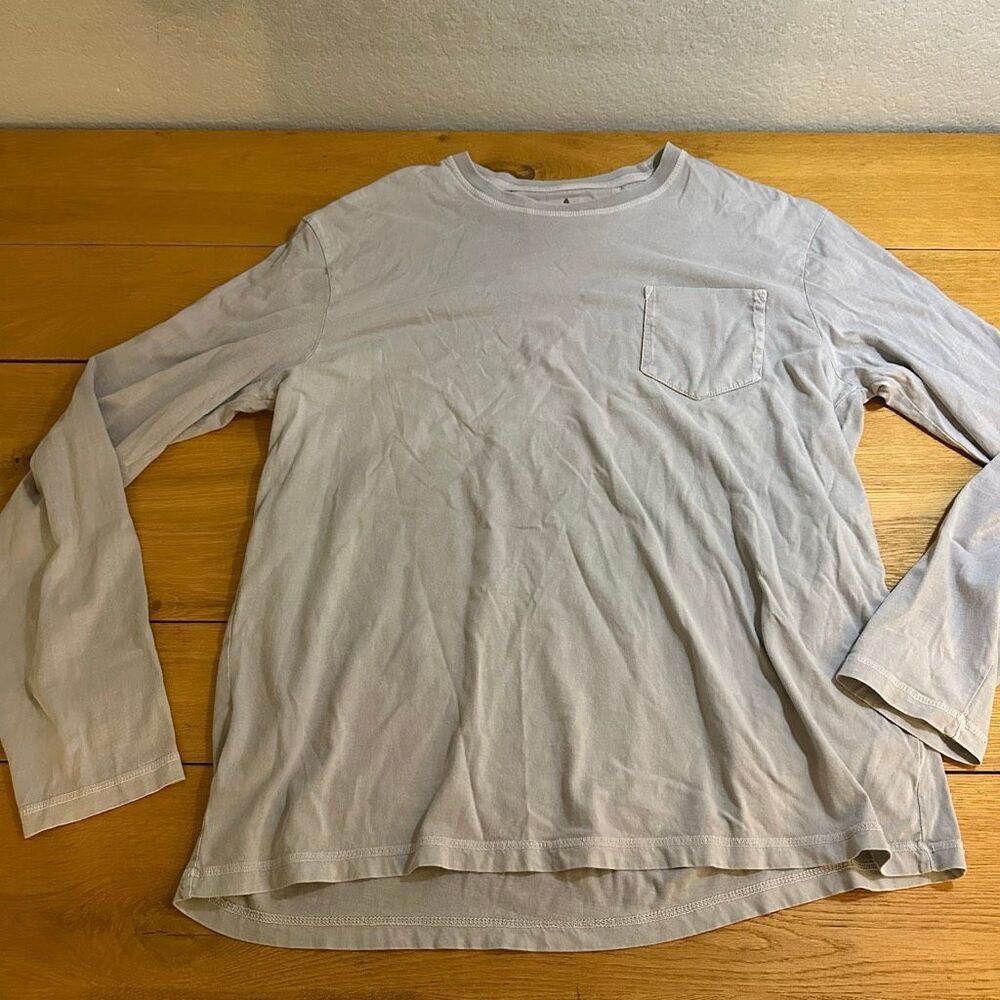 Johnnie-O 100% cotton gray long sleeve xl